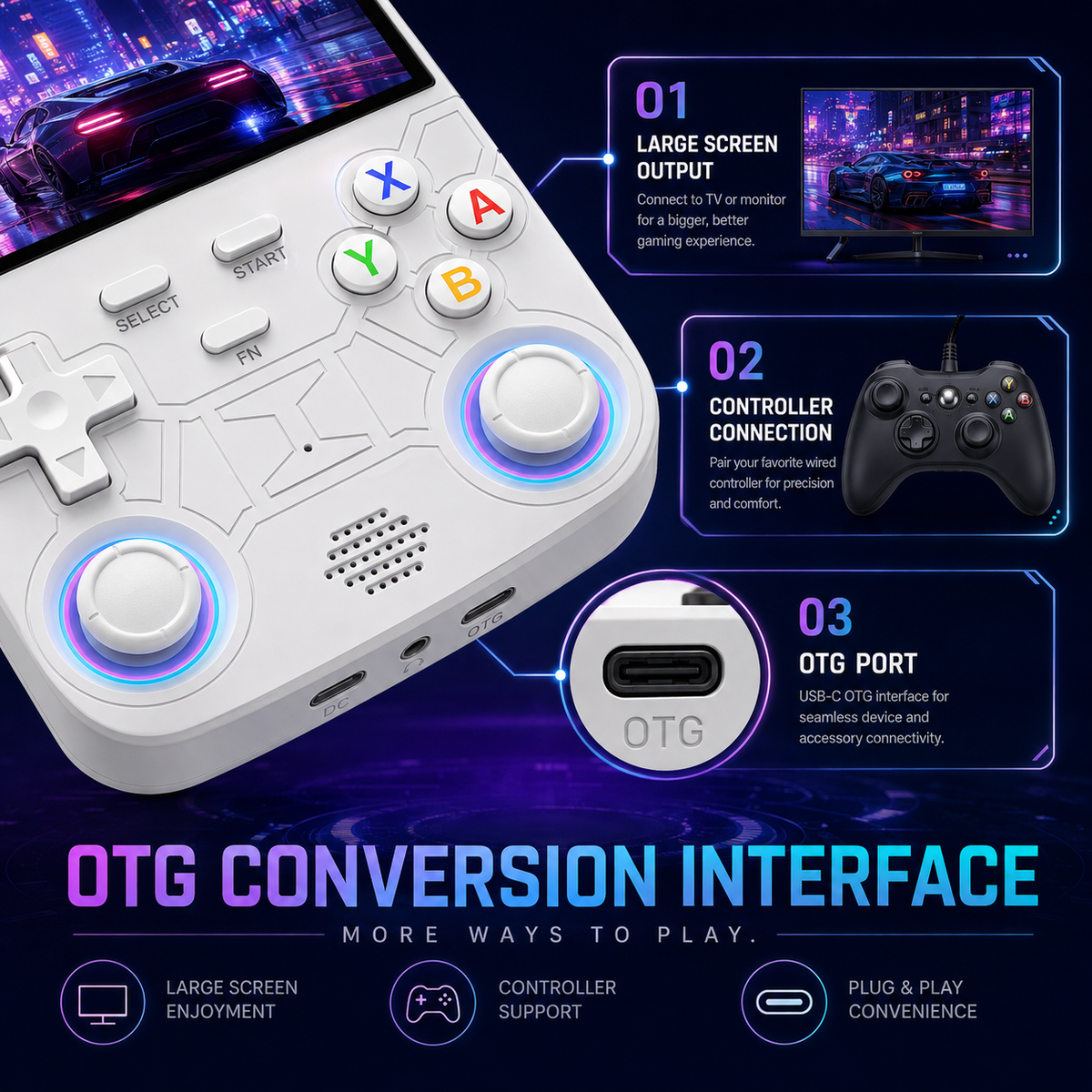 RetroPlay Handheld Game Console